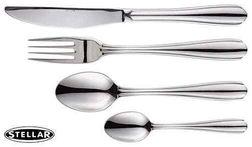 Stellar Sterling 18/10 Stainless Steel 24 Piece Cutlery Set BT50