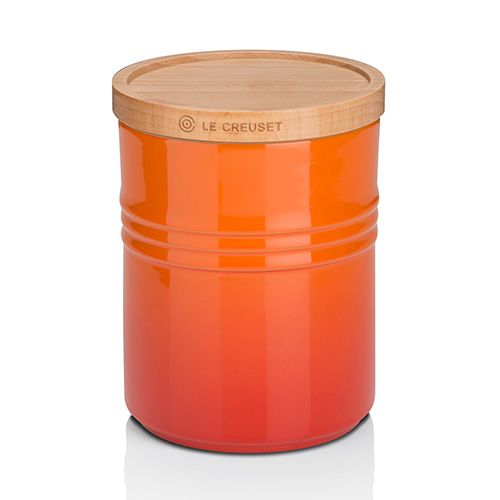 Le Creuset Stoneware Medium Storage Jar - Volcanic