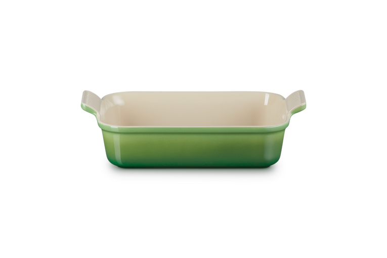 Le Creuset Stoneware Heritage 26cm Rectangular Dish- Bamboo Green