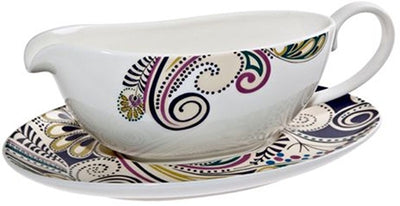 Denby Monsoon Cosmic Sauce Boat and Stand