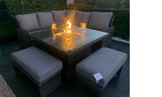 Fire Pit Corner Set