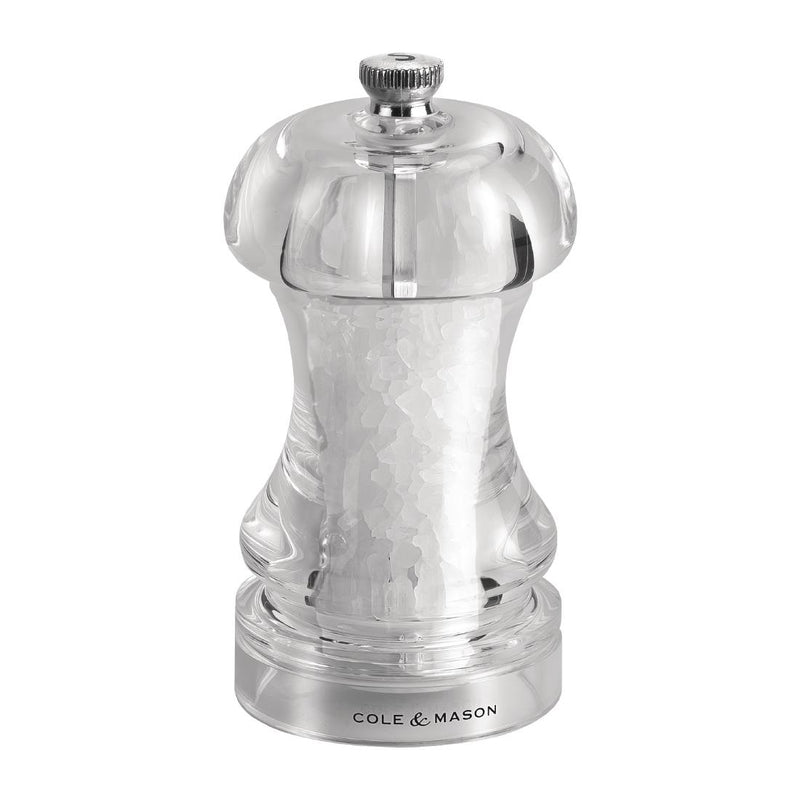 Cole & Mason Capstan Salt Mill Acylic 4.5in