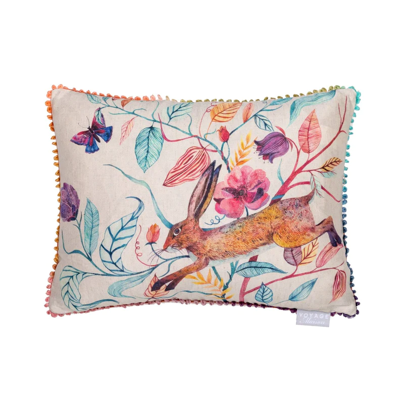 Voyage Hare Linen Cushion 50x40