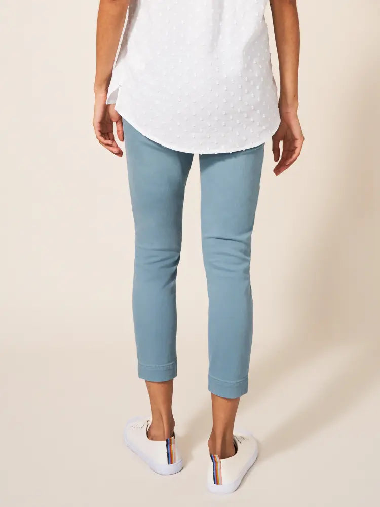 White Stuff Womens Janey Crop Jeggings Mid Teal Jacksons of