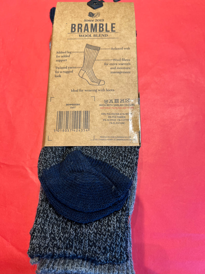 Bramble Mens All Terrain Socks 3Pk - Multi