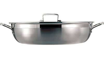 Le Creuset 3-ply Stainless Steel 30cm Shallow Casserole