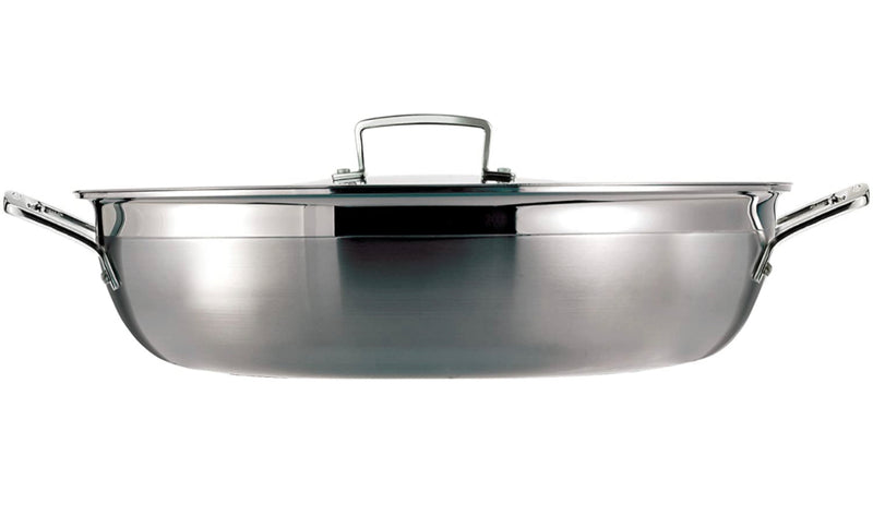 Le Creuset 3-ply Stainless Steel 30cm Shallow Casserole