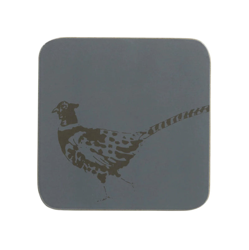 Sophie Allport Pheasant Coasters (Set of 4)