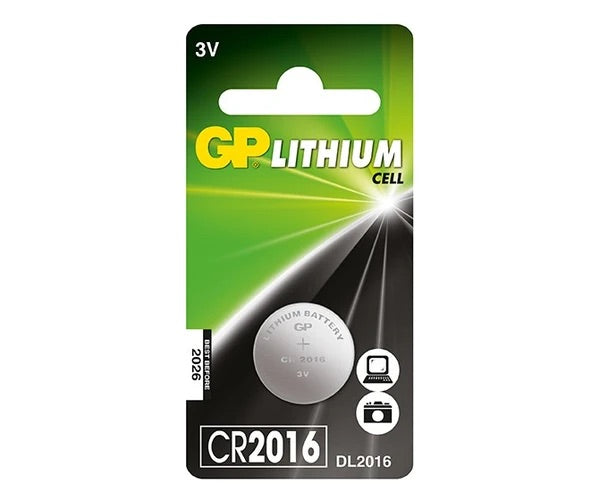 GP Lithium Cell Battery *pack of 2* - CR2016