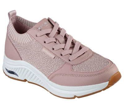Skechers Womens Arch Fit S-Miles- Walk On Trainers- Mauve