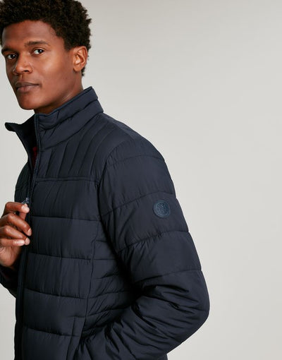 Joules Mens Go To Water Resistant Padded Jacket - Marine Navy