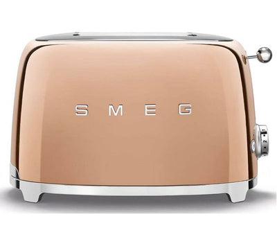 Smeg Retro Style Rose Gold Two Slice Toaster