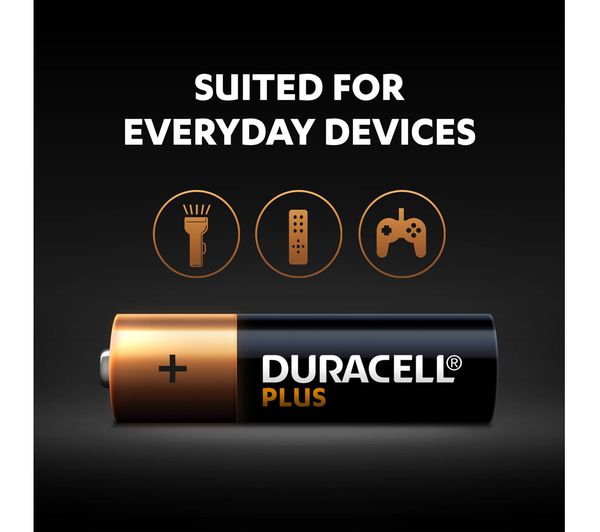 DURACELL POWER PLUS  PACK AA 4 pack