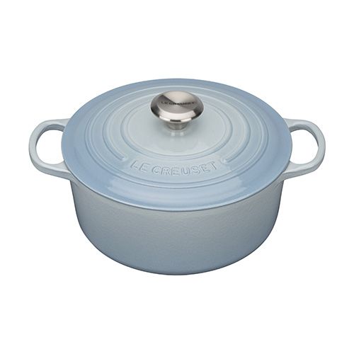 Le Creuset Round Casserole 24cm Coastal Blue