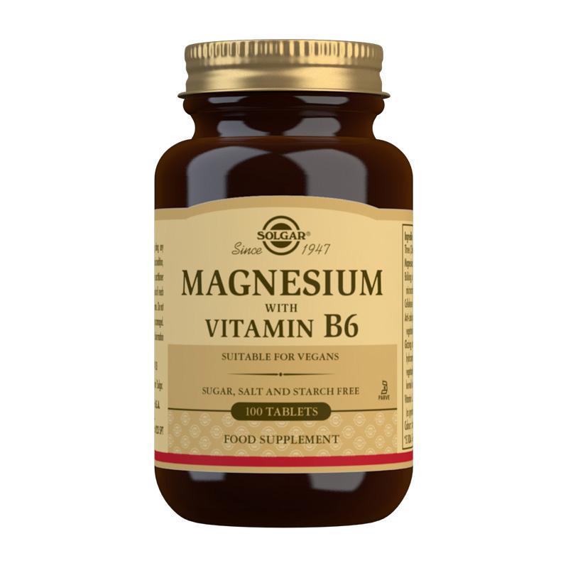 Magnesium with Vitamin B6 Tablets - Pack of 100