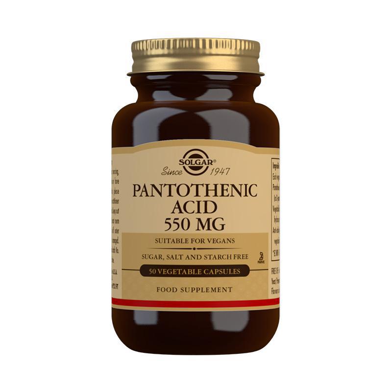 Pantothenic Acid 550 mg Vegetable Capsules - Pack of 50 5.0 star rating 2 Reviews