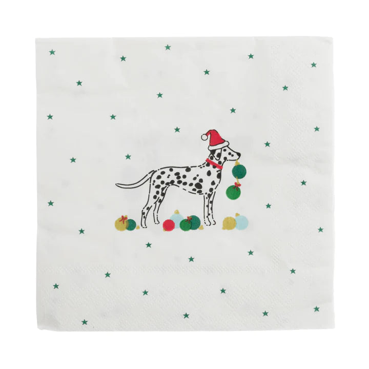 Sophie Allport Christmas Dogs Paper Napkins (Set of 20)