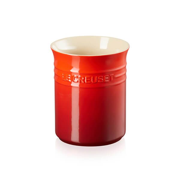 Le Creuset Stoneware Small Utensil Jar - Cerise