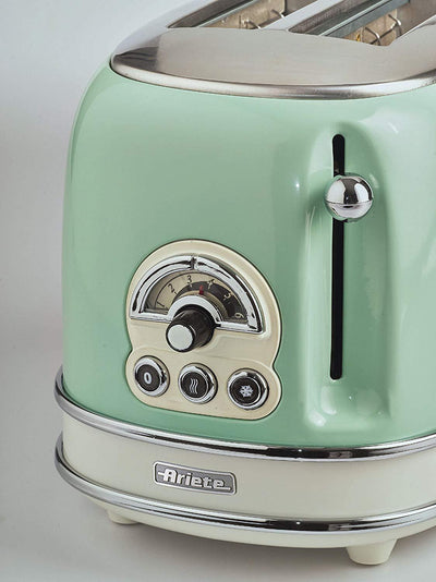 Ariete vintage toaster 2 slice Green