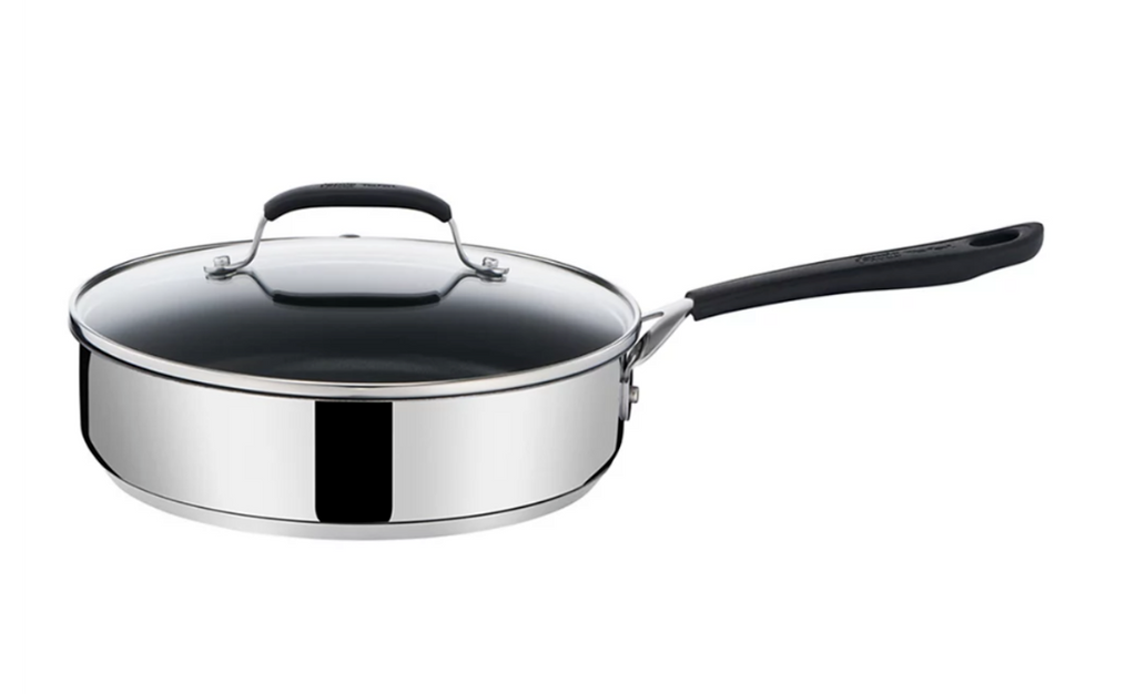 Jamie Oliver Tefal Jamie Oliver Cook's Classics Sautepan 24 Cm / 3,3 L. W.  Lid Stainless Steel – –