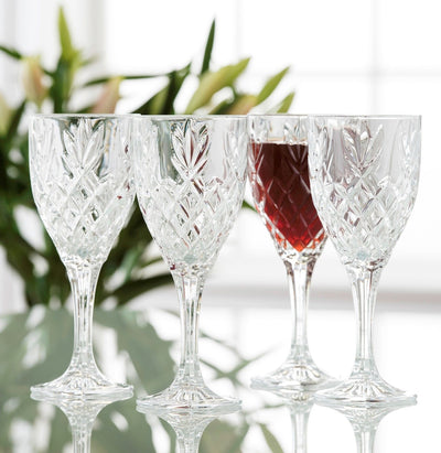 Galway Crystal Renmore Goblet Set of 4 Gift Boxed