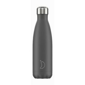 Chilly's Bottle Monochrome Edition 500ml Reusable Bottle - Grey