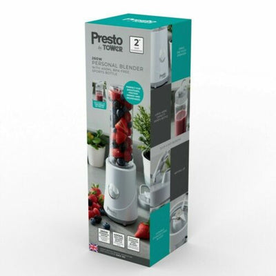 Tower Presto 260W Personal Blender PT12046WHT