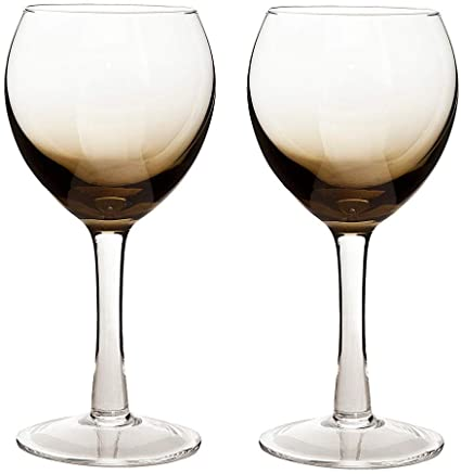 Denby Studio Grey Set of 2 White Wine Glasses