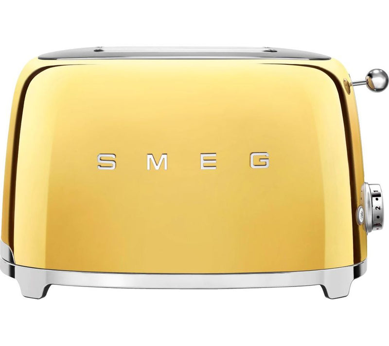 Smeg Retro Style Gold Two Slice Toaster