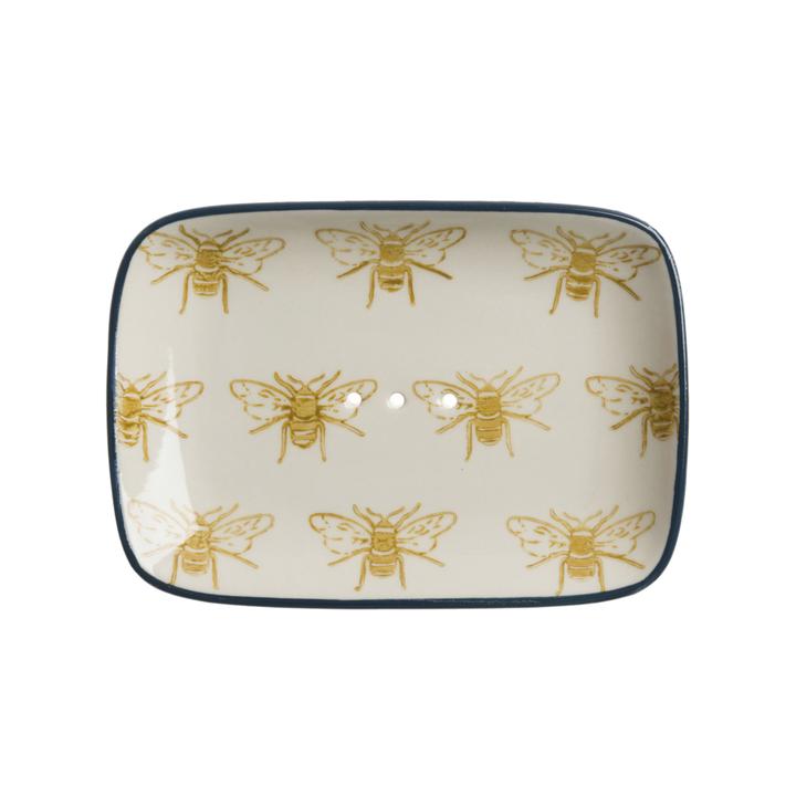 Sophie Allport Bees Stoneware Soap Dish