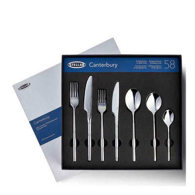 Stellar Canterbury Polished 58 Piece Cutlery Gift Box Set BR71P