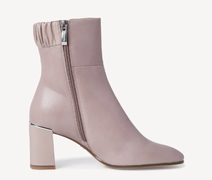 Tamaris Ladies Ankle Boot 25340-27 In Dusty Rose Leather