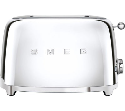 Smeg TSF01SSUK 50's Retro 2 Slice Toaster - Stainless Steel