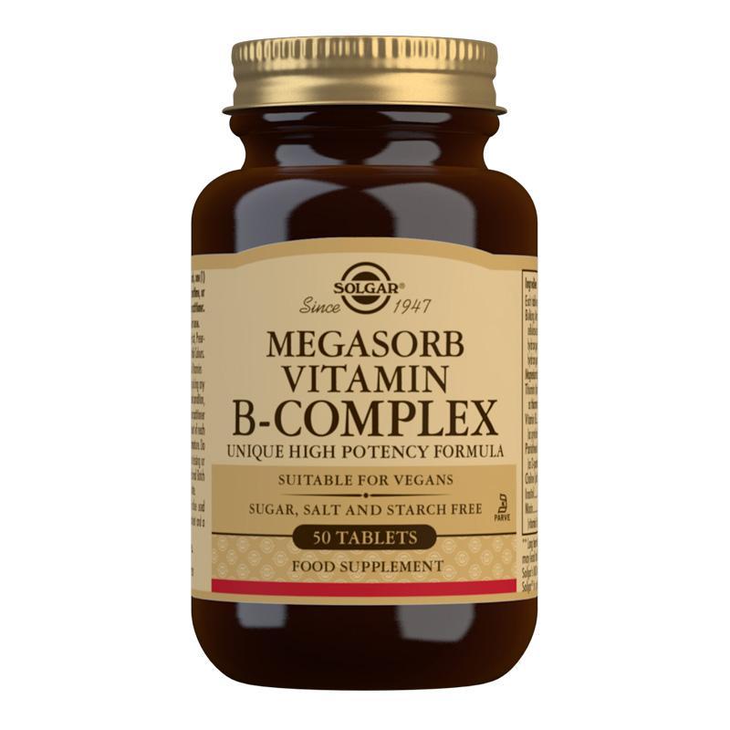 Megasorb Vitamin B-Complex High Potency 100 Tablets