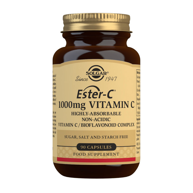 Solgar Ester-C Vitamin C 1000 mg Capsules - Pack of 90