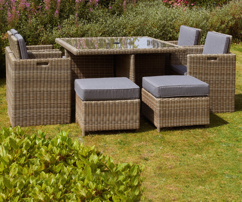 Royalcraft Wentworth 8 Seater Cube Set NOW WITH FREE COVER