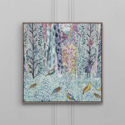 Voyage Maison Whimsical Tale Twilight Linen Framed Canvas -70x70