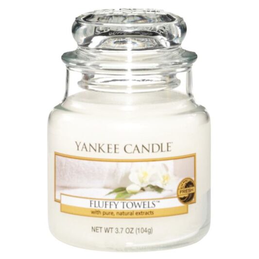 Yankee Candle Fluffy Towels Small Jar Candle